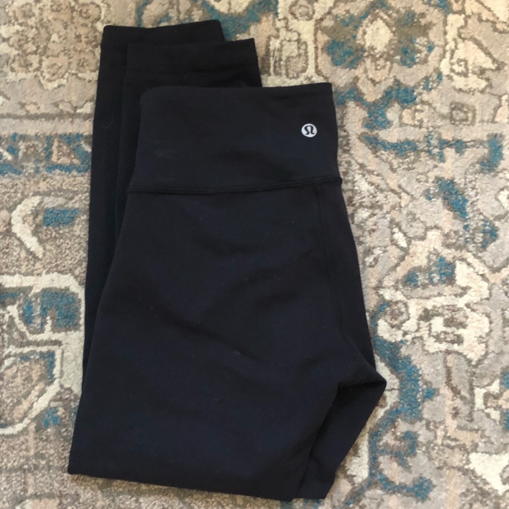 Lululemon High Rise Crop pants.